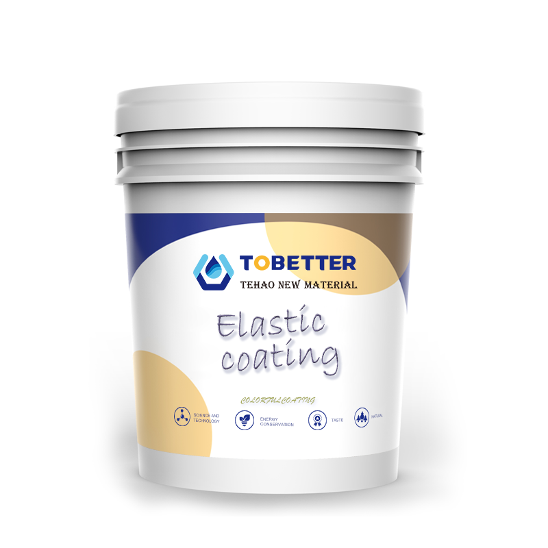 Elastomeric Wall Coating Elastic Coating Pure Acrylic Brushed Paint Art
